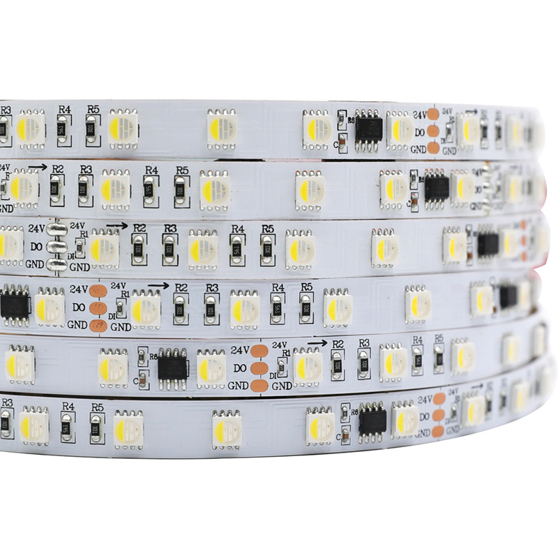 12V 5 meters 300 LEDs digital addressable TM1814 RGBW addressable led strip