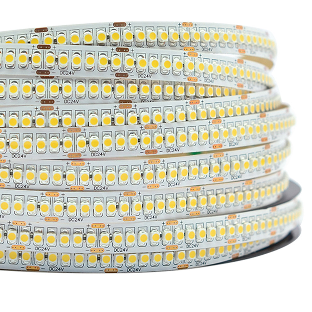 Single Row Super Brightest Series DC12/24V 3528SMD 1200LEDs Flexible LED Strip Lights, Decorative lighting, Waterproof Optional, 16.4ft Per Reel By Sale