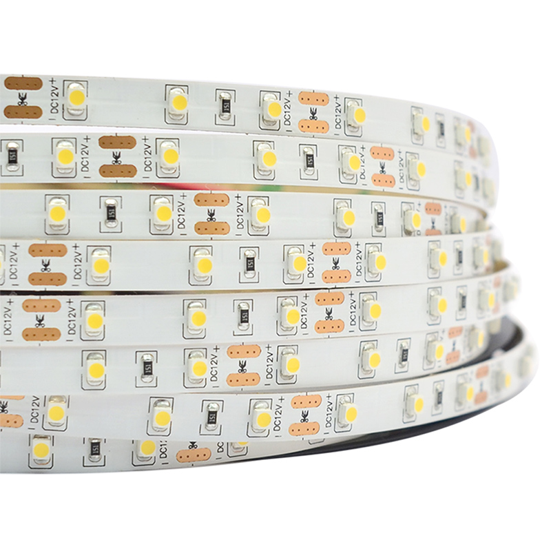 Single Row Series DC12/24V 3528SMD 300LEDs Flexible LED Strip Lights, Indoor Lighting, Non Waterproof, 16.4ft Per Reel By Sale