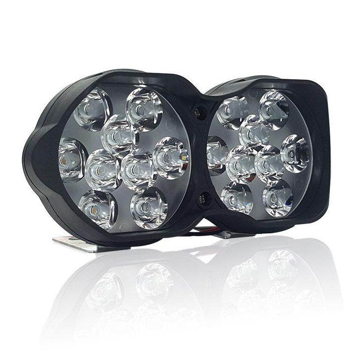 12V 35W 3000lm Bright LED Spotlights Motorcycle Lights