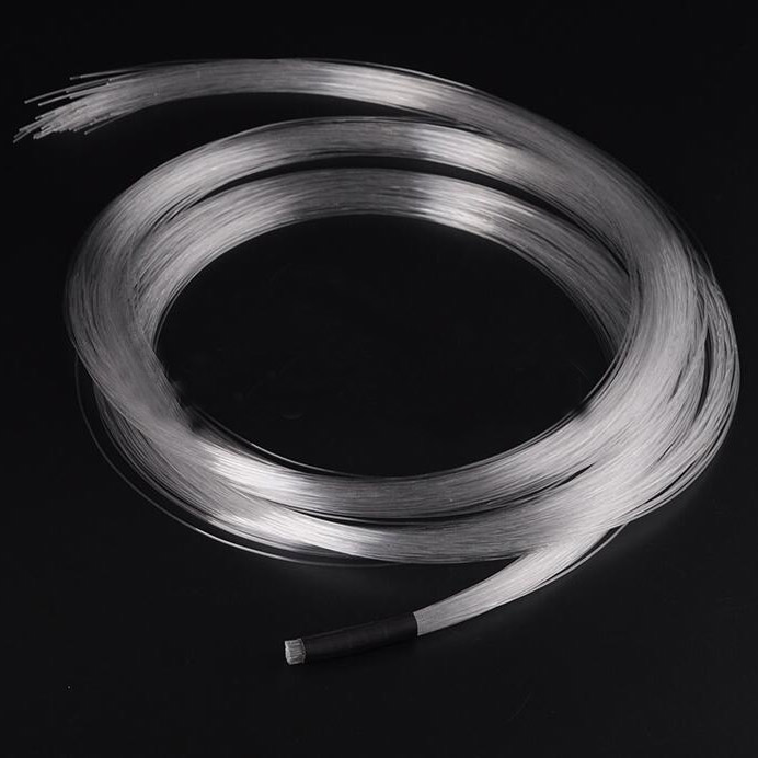 PMMA plastic fiber optic cable End grow led light engine 1.0mm 100pcs 2m 
