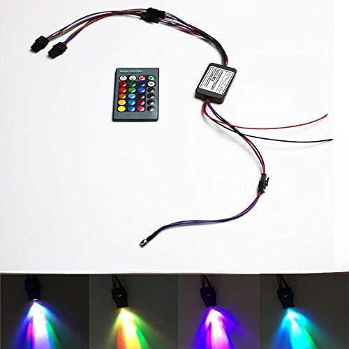RGB IIIuminator LED Light Source 18Key Remote for Optic Fiber Sideglow/Endglow Cable
