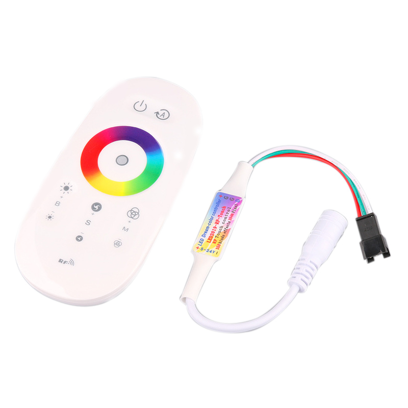 24V LED Strip Lights - Touch Series RGB LED Controller with Color Wheel