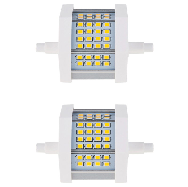 AC100-240V Dimmable 78mm R7s LED Bulb, 8 Watts, 70W Equivalent, 2-Pack  [Dimmable 78mm R7S-8W]