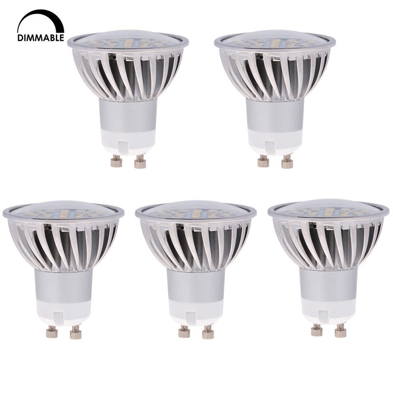 AC100-130V, Dimmable MR16 GU10 LED Bulb, 4.8 Watts, Equivalent, 5-Pack [ Dimmable