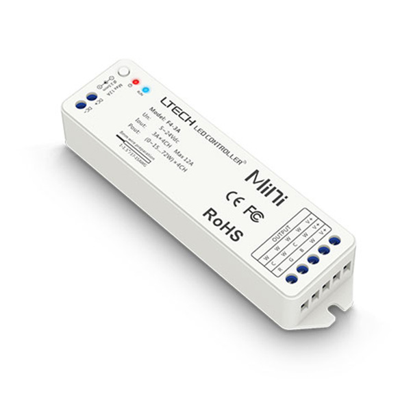 LED Contrller 2.4G Wireless Remote RF Constant Voltage R4-5A Receiver DC 5V 12V 
