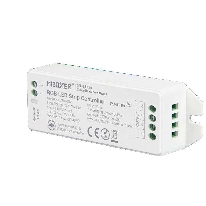 Milight RGB 2.4G 4 Zone wifi RF led strip Receiver Controller 5050 2835
