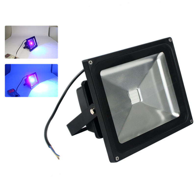 AC85-265V 10W/20W/30W/50W LED Waterproof IP66 UV Purple Black Floodlight