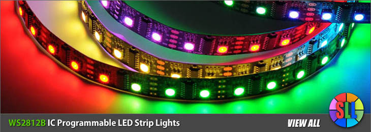 ws2812b ic programmable led strips color changing flexible led light