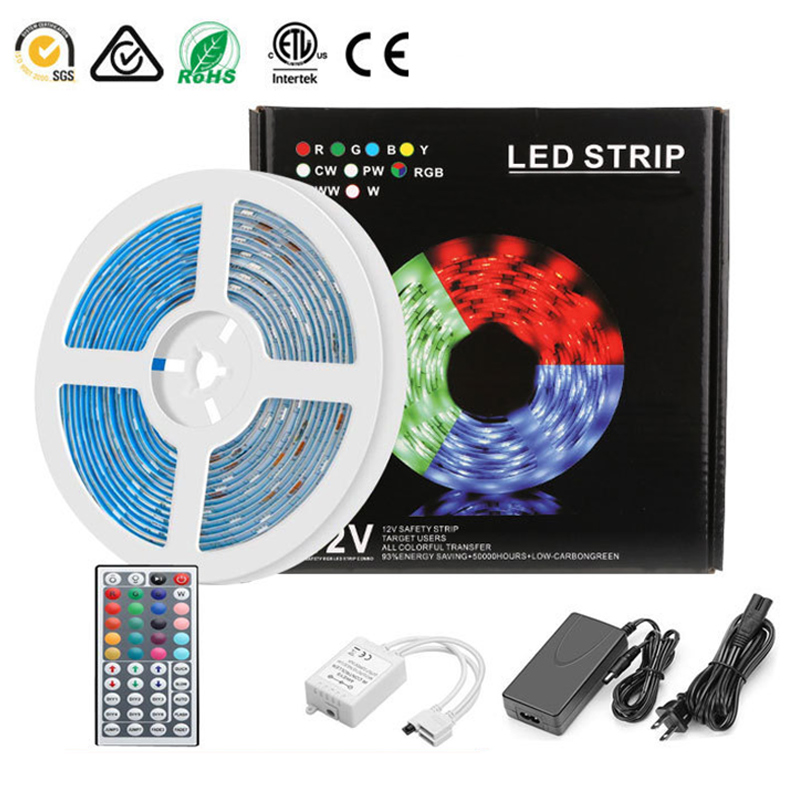 20M LED Strip Light 2835 SMD RGB Waterproof WIFI Controller 12V 44keys Remote 