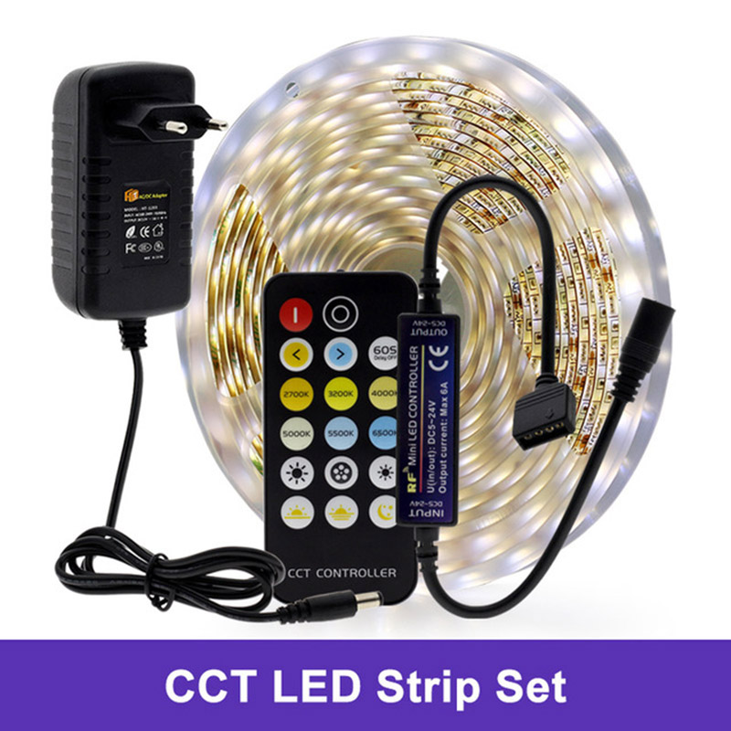 Profile RGB LED strip 12V 5m + afstandsbediening