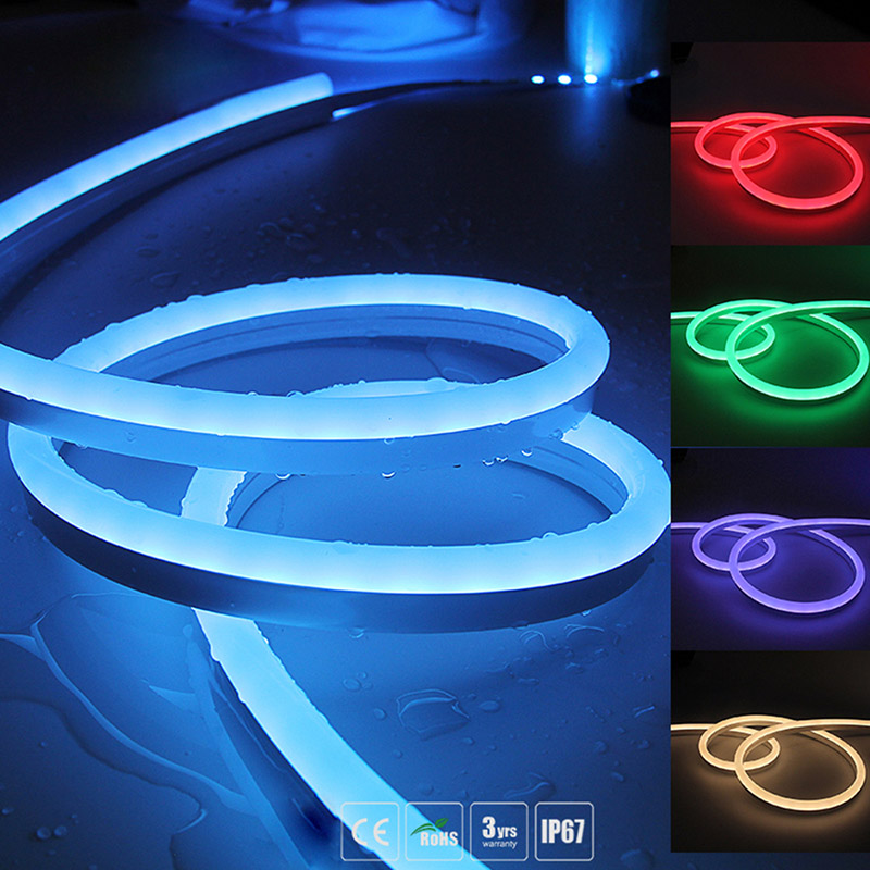 Plug and Play LED Neon Tube Light RGB Colour Changing with RGB Remote, 1.5  Metre Length
