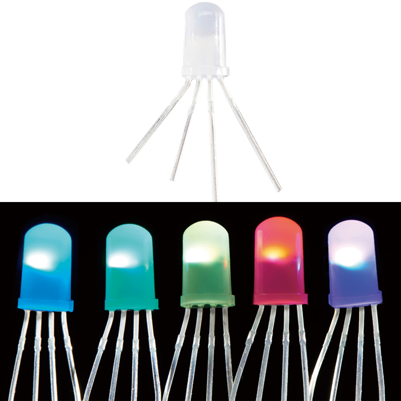 8mm Ultra Bright Different Colors Clear/Diffused LED Diode 