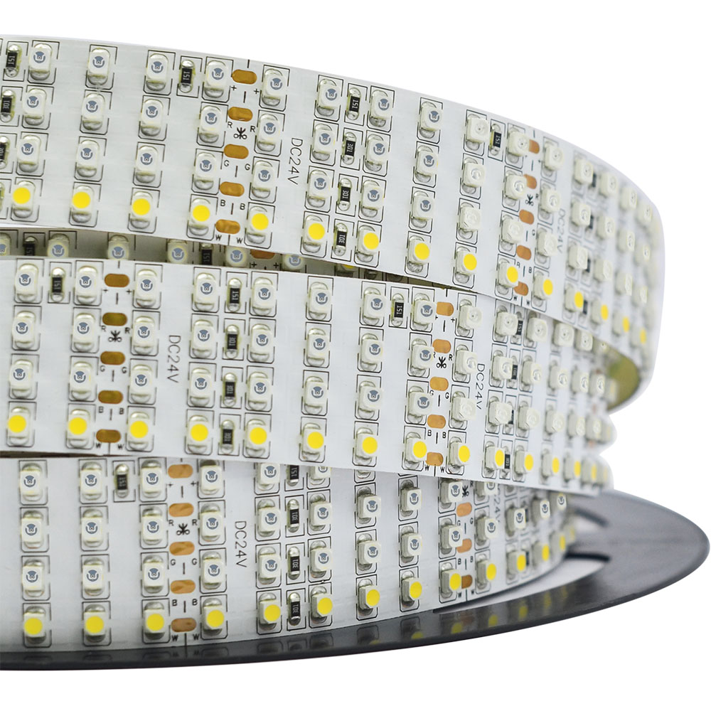 Brightest LED Color Changing Lights - Quad Row RGBW LED Strip