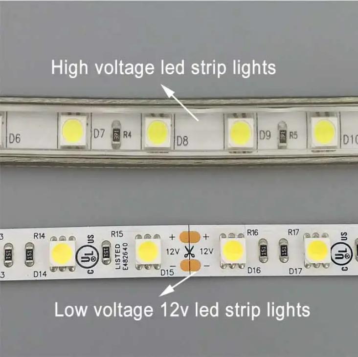High Voltage VS Low Voltage - How To Choose The Right LED Strip Light?