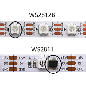 WS2812B VS WS2811