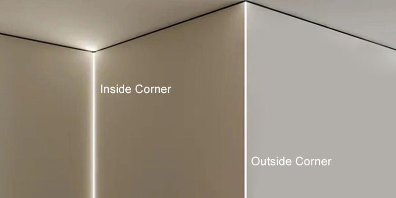 led inside and outside corner lighting