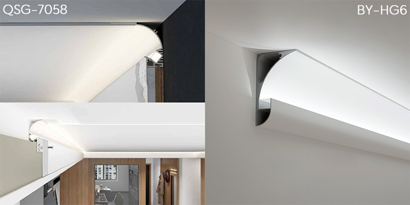 Coved Ceiling Crown Moulding Lighting