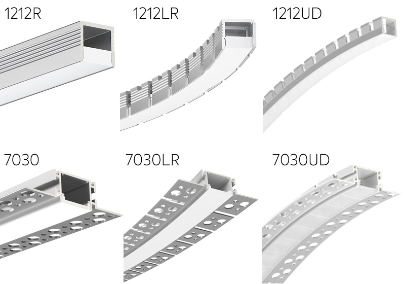 SuperLightingLED Flexible LED Aluminum Channels