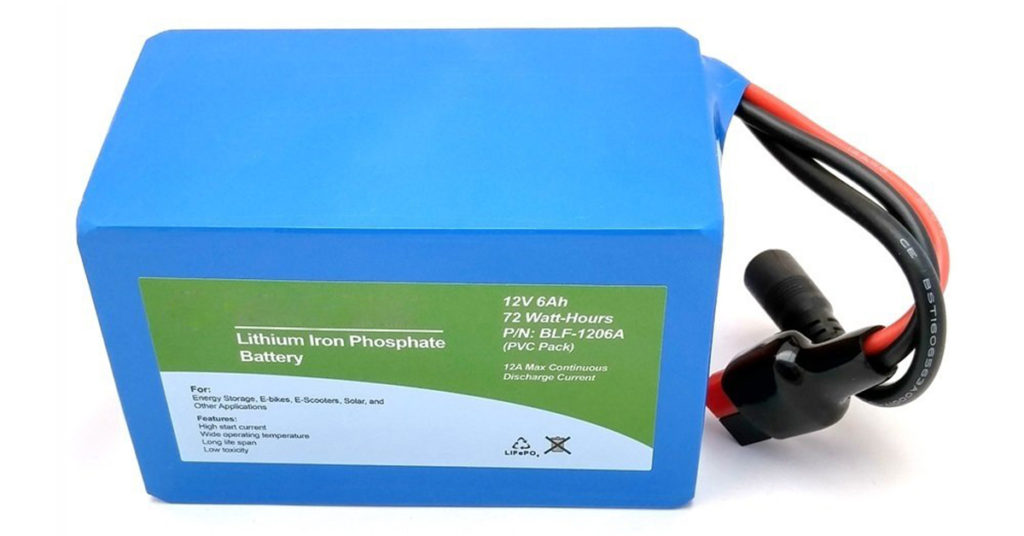 12V LED světelné pásky Lithium-Iron Phosphate Baterie