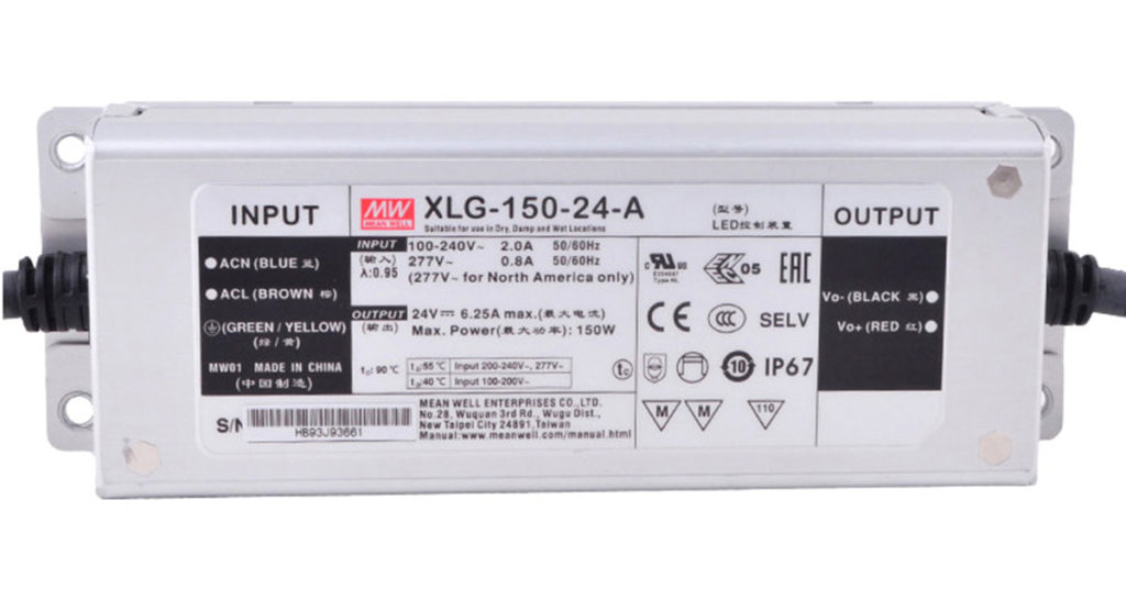 Meanwell napájecí zdroj XLG-150-24-A