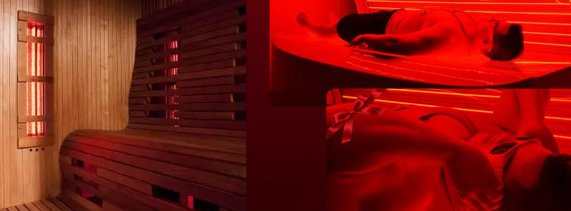 red light therapy and infrared sauna