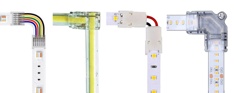 90 Degree LED L Connector Corner