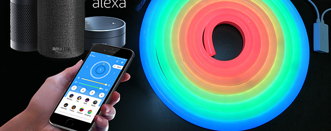 Adresovatelná LED neonová světla