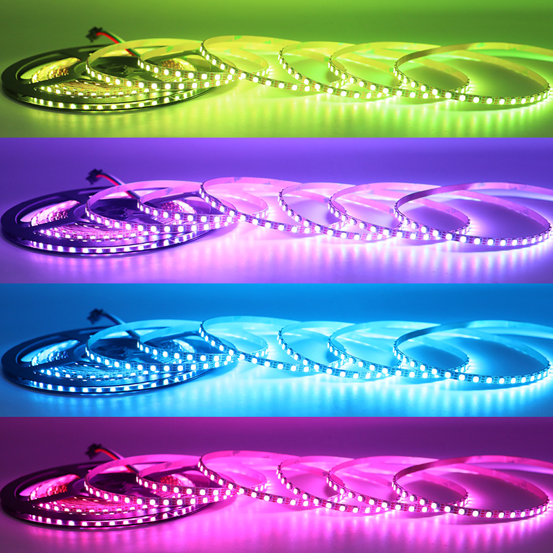 120 LED/m 5V 12V WS2811 5mm tenký adresovatelný LED pásek 120 LED/m 5V 12V WS2811 5mm tenký adresovatelný LED pásek