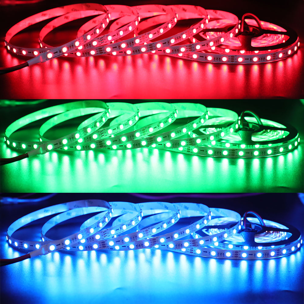 SK6812 RGBW 60LEDS/M DC12V 10MM-široký digitální inteligentní adresovatelný LED pásek - 5m/16.4ft na roli SK6812 RGBW 60LEDS/M DC12V 10MM-široký digitální inteligentní adresovatelný LED pásek - 5m/16.4ft na roli
