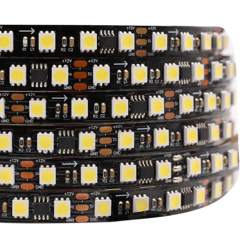 12V 10mm 400LED 5050 adresovatelný bílý TM1814 LED pásek 12V 10mm 400LED 5050 adresovatelný bílý TM1814 LED pásek