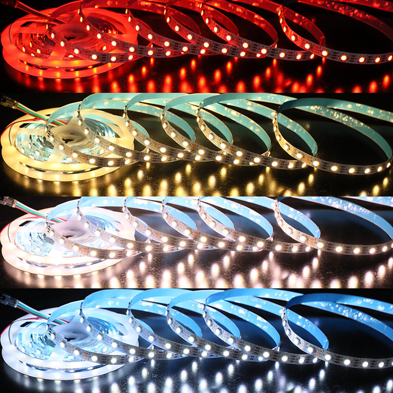 12V Individually Addressable SK6812 WWA LED Strip 60LEDs/m