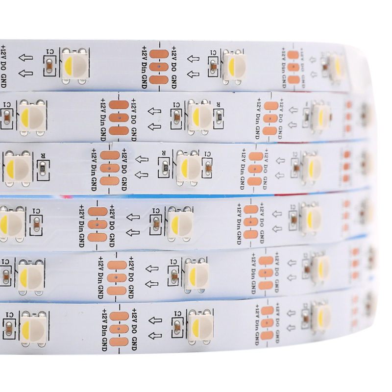 12V SK6812 150 pixelů individuálně řízený RGBW LED pásek 12V SK6812 150 pixelů individuálně řízený RGBW LED pásek