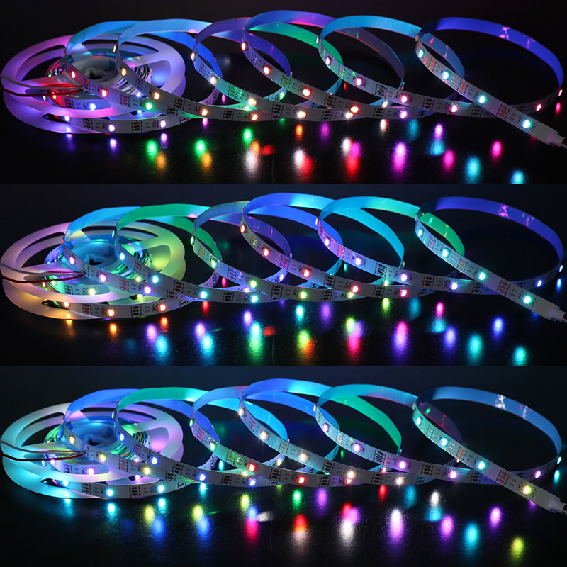 12V SK6812 150 pixelů individuálně řízený RGBW LED pásek 12V SK6812 150 pixelů individuálně řízený RGBW LED pásek