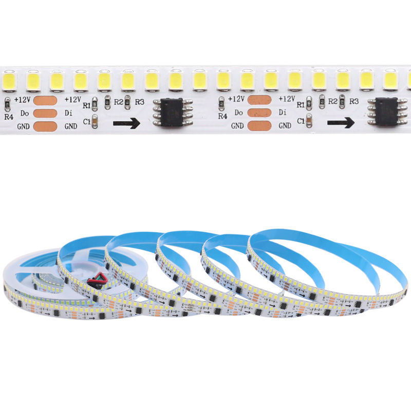 12V TM1903 digitální bílý LED pásek s nejvyšší hustotou 234 na metr 12V TM1903 digitální bílý LED pásek s nejvyšší hustotou 234 na metr