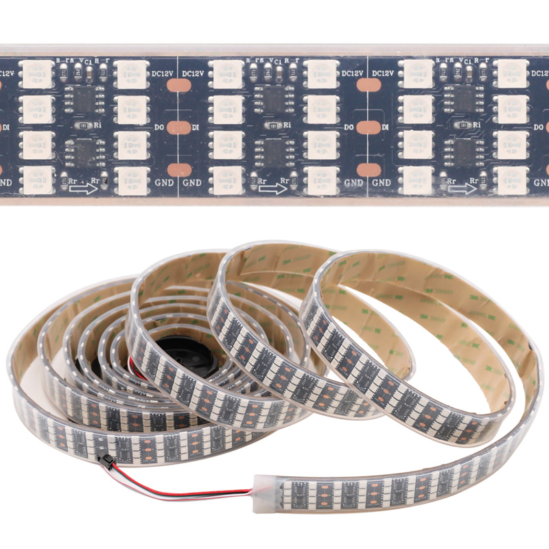 Vodotěsný IP67 WS2811 12V 4 řady nejjasnější venkovní adresovatelný LED pásek Vodotěsný IP67 WS2811 12V 4 řady nejjasnější venkovní adresovatelný LED pásek