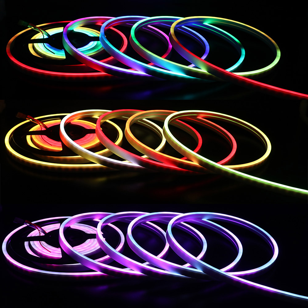 DC5V Ultra Slim 2.6mm WS2812C Individually Addressable Car LED Strip Light  135LEDs