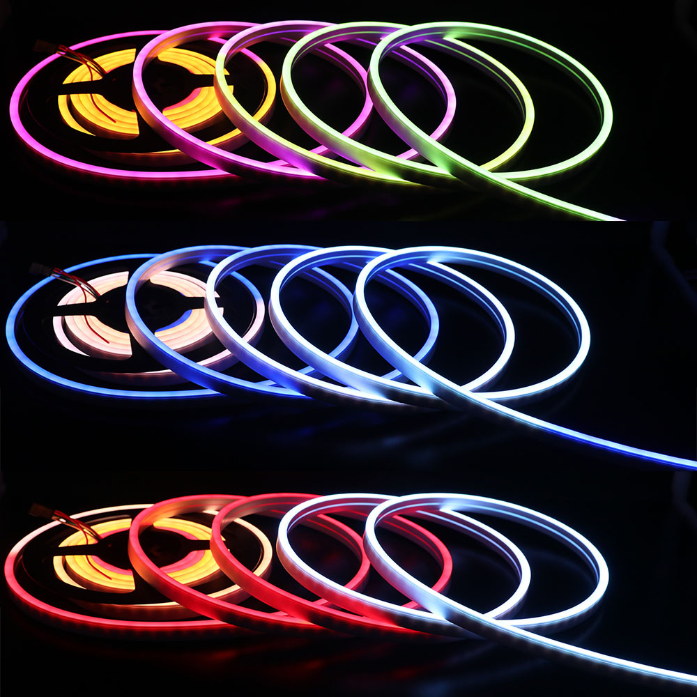 12V WS2811 Vodotěsné adresovatelné LED neonové pásky, bez světelného bodu 12V WS2811 Vodotěsné adresovatelné LED neonové pásky, bez světelného bodu