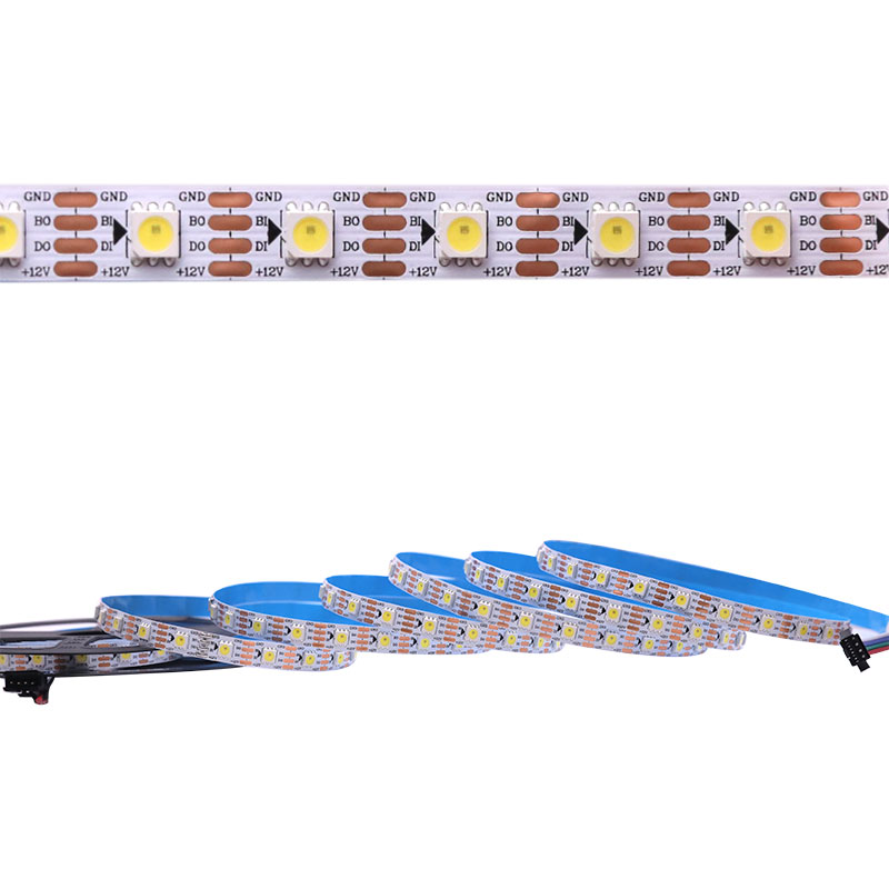 12V WS2815 Dual-Signal Individuální adresovatelný 6000K 3000K Digitální LED pásek 16.4FT 60LEDs/m 12V WS2815 Dual-Signal Individuální adresovatelný 6000K 3000K Digitální LED pásek 16.4FT 60LEDs/m