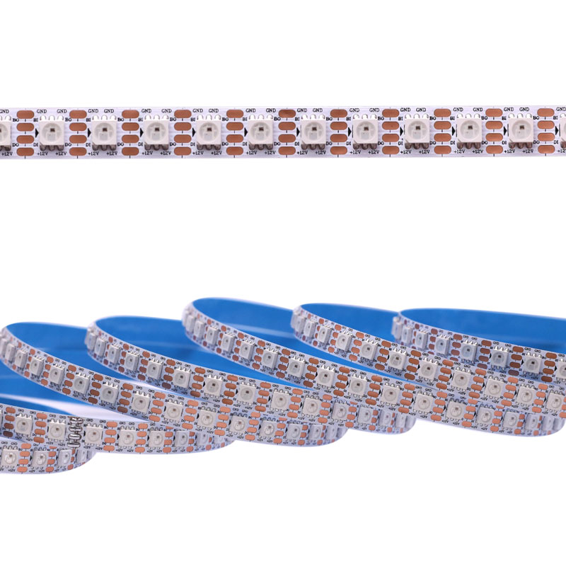 12V WS2815 Individuálně adresovatelný LED Pixel RGB světelný pás 16.4FT 96LEDs/m vysoká hustota 12V WS2815 Individuálně adresovatelný LED Pixel RGB světelný pás 16.4FT 96LEDs/m vysoká hustota