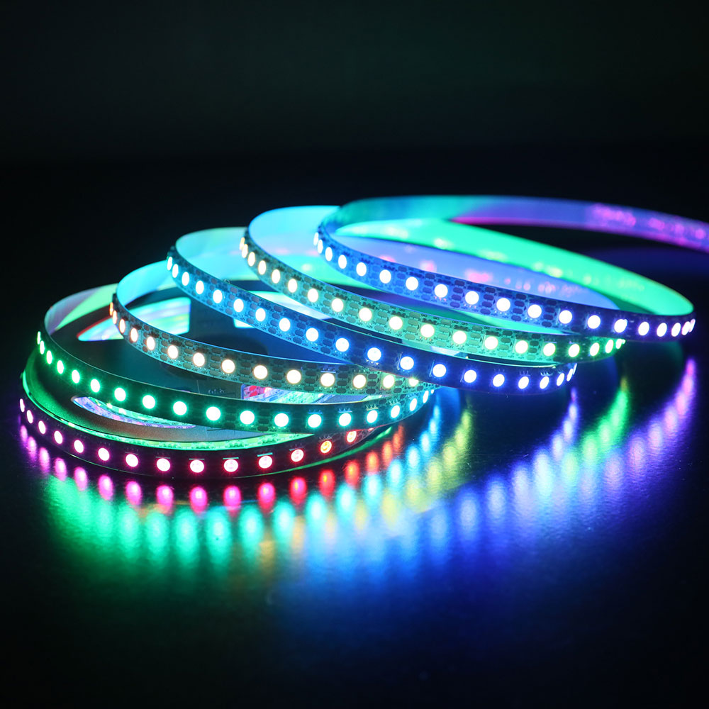 12V WS2815 Individuálně adresovatelný LED Pixel RGB světelný pás 16.4FT 96LEDs/m vysoká hustota 12V WS2815 Individuálně adresovatelný LED Pixel RGB světelný pás 16.4FT 96LEDs/m vysoká hustota