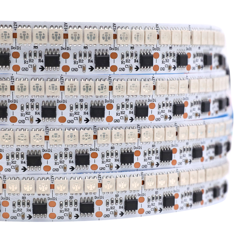 17mm 900LED rovnoměrné osvětlení 12V WS2811 Pixel ARGB LED pásek 16ft 17mm 900LED rovnoměrné osvětlení 12V WS2811 Pixel ARGB LED pásek 16ft