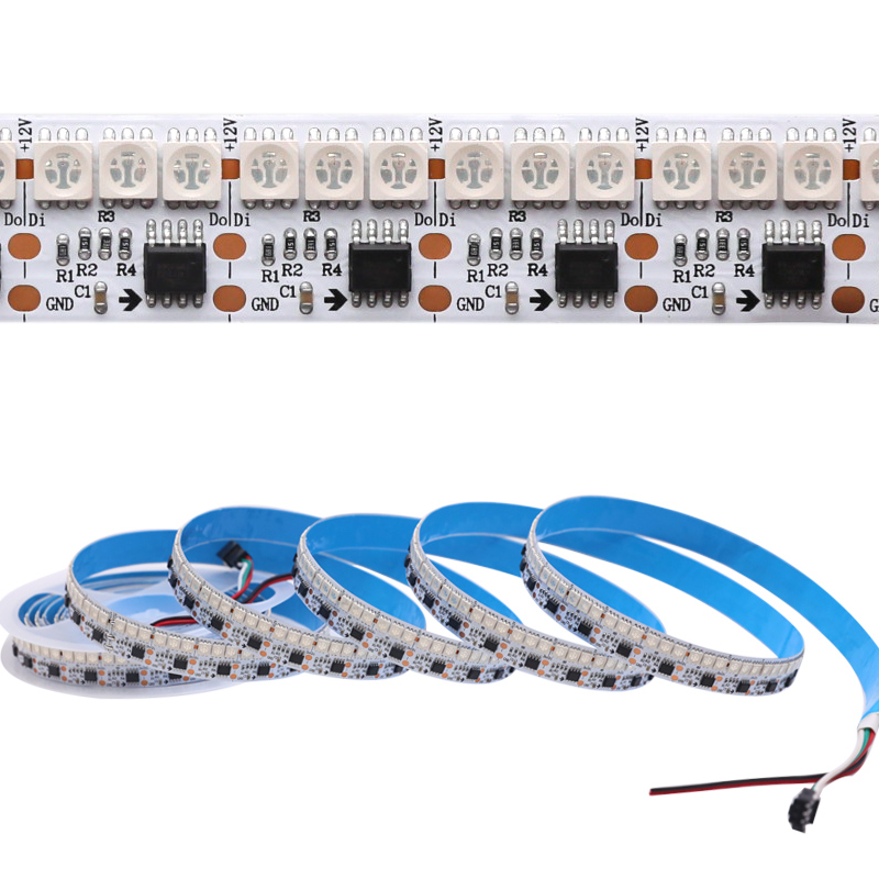 17mm 900LED rovnoměrné osvětlení 12V WS2811 Pixel ARGB LED pásek 16ft 17mm 900LED rovnoměrné osvětlení 12V WS2811 Pixel ARGB LED pásek 16ft