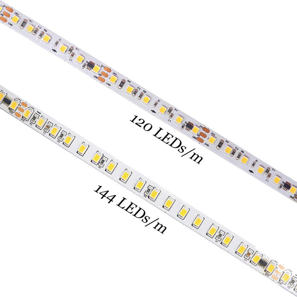 24V 2835 bílé světlo adresovatelné tekoucí vodou LED pásek 120 s vysokou hustotou 24V 2835 bílé světlo adresovatelné tekoucí vodou LED pásek 120 s vysokou hustotou