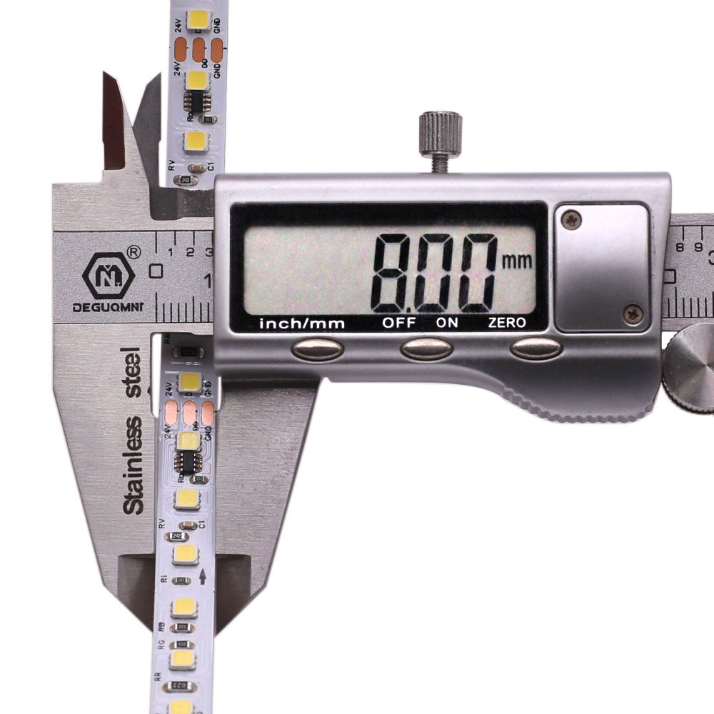 24V 2835 bílé světlo adresovatelné tekoucí vodou LED pásek 120 s vysokou hustotou 24V 2835 bílé světlo adresovatelné tekoucí vodou LED pásek 120 s vysokou hustotou