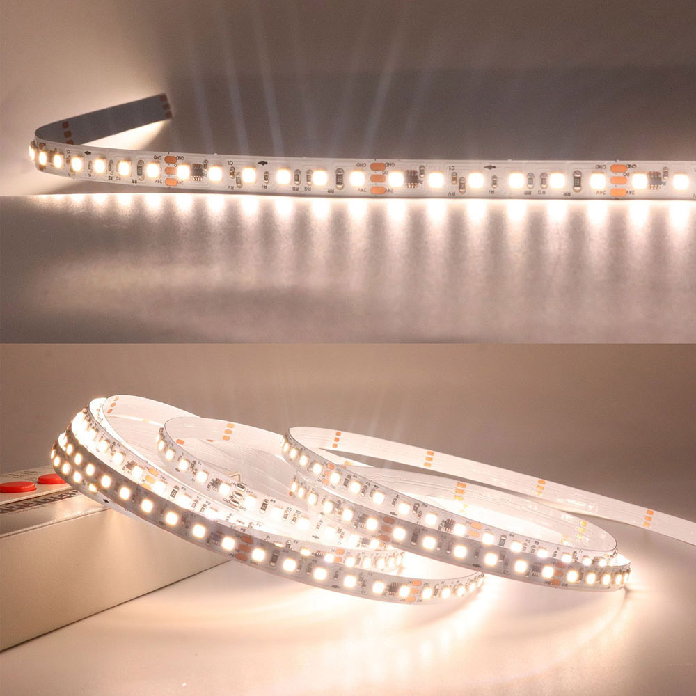 24V 2835 bílé světlo adresovatelné tekoucí vodou LED pásek 120 s vysokou hustotou 24V 2835 bílé světlo adresovatelné tekoucí vodou LED pásek 120 s vysokou hustotou