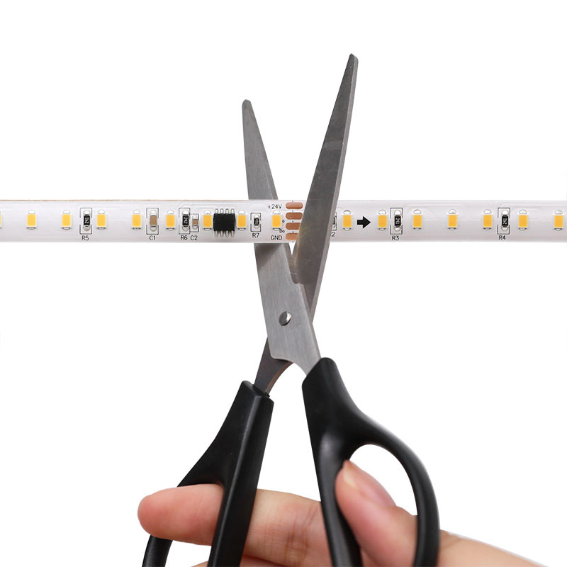 24V SMD 2835 adressierbare weiße LED-DMX-Streifenlichter 24V SMD 2835 adressierbare weiße LED-DMX-Streifenlichter