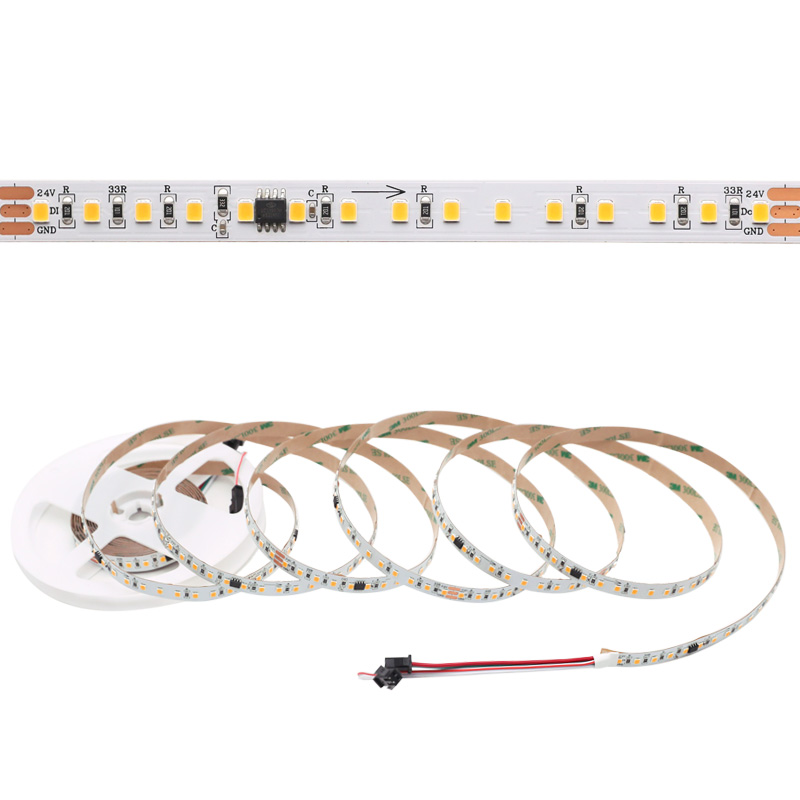 24V UCS1903 600LED 40pixelů 10mm 2835 digitální bílá LED páska 24V UCS1903 600LED 40pixelů 10mm 2835 digitální bílá LED páska