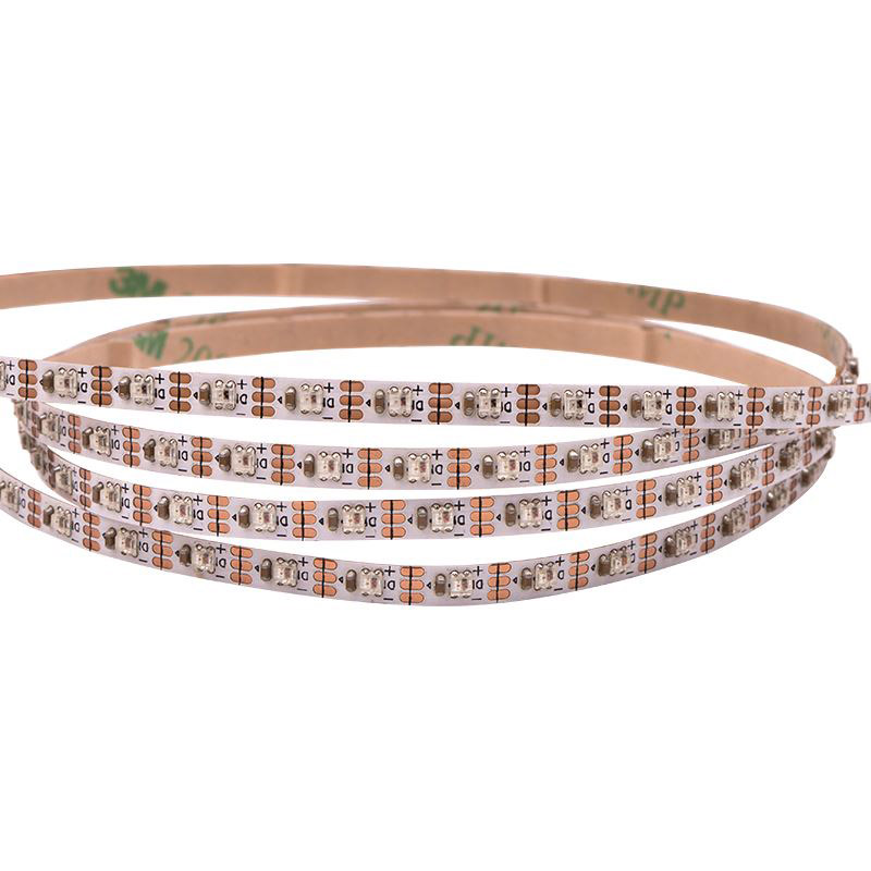 4MM WS2812C individuálně adresovatelné RGB LED páskové světlo 120 LED/m, 3.28 stop/1 m 4MM WS2812C individuálně adresovatelné RGB LED páskové světlo 120 LED/m, 3.28 stop/1 m