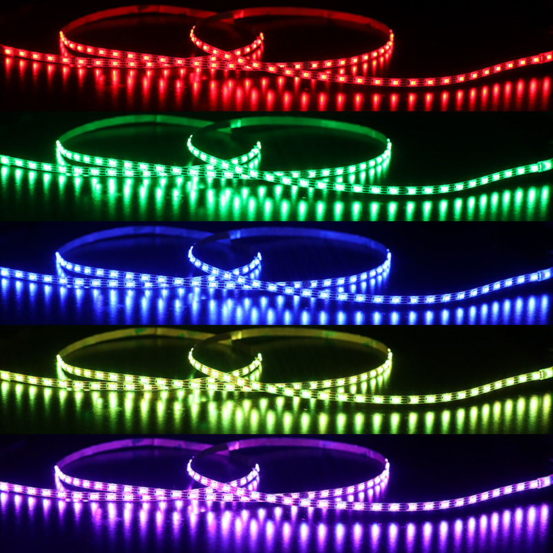 4MM WS2812C individuálně adresovatelné RGB LED páskové světlo 120 LED/m, 3.28 stop/1 m 4MM WS2812C individuálně adresovatelné RGB LED páskové světlo 120 LED/m, 3.28 stop/1 m